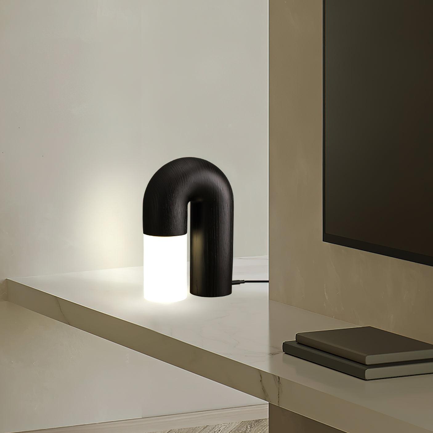 Arch Fashion Wood Table Lamp - Blowlighting
