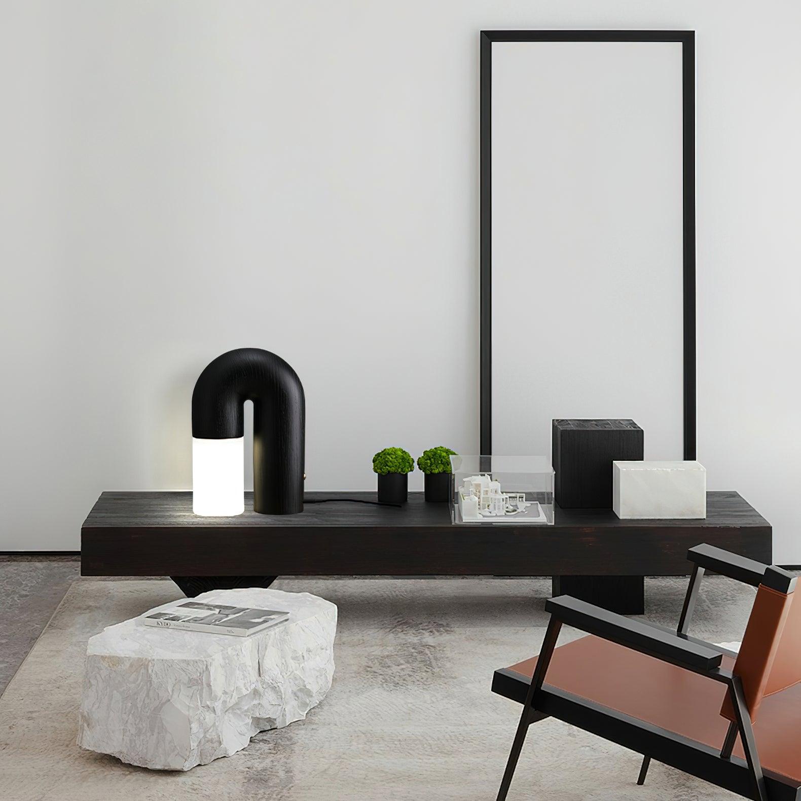 Arch Fashion Wood Table Lamp - Blowlighting