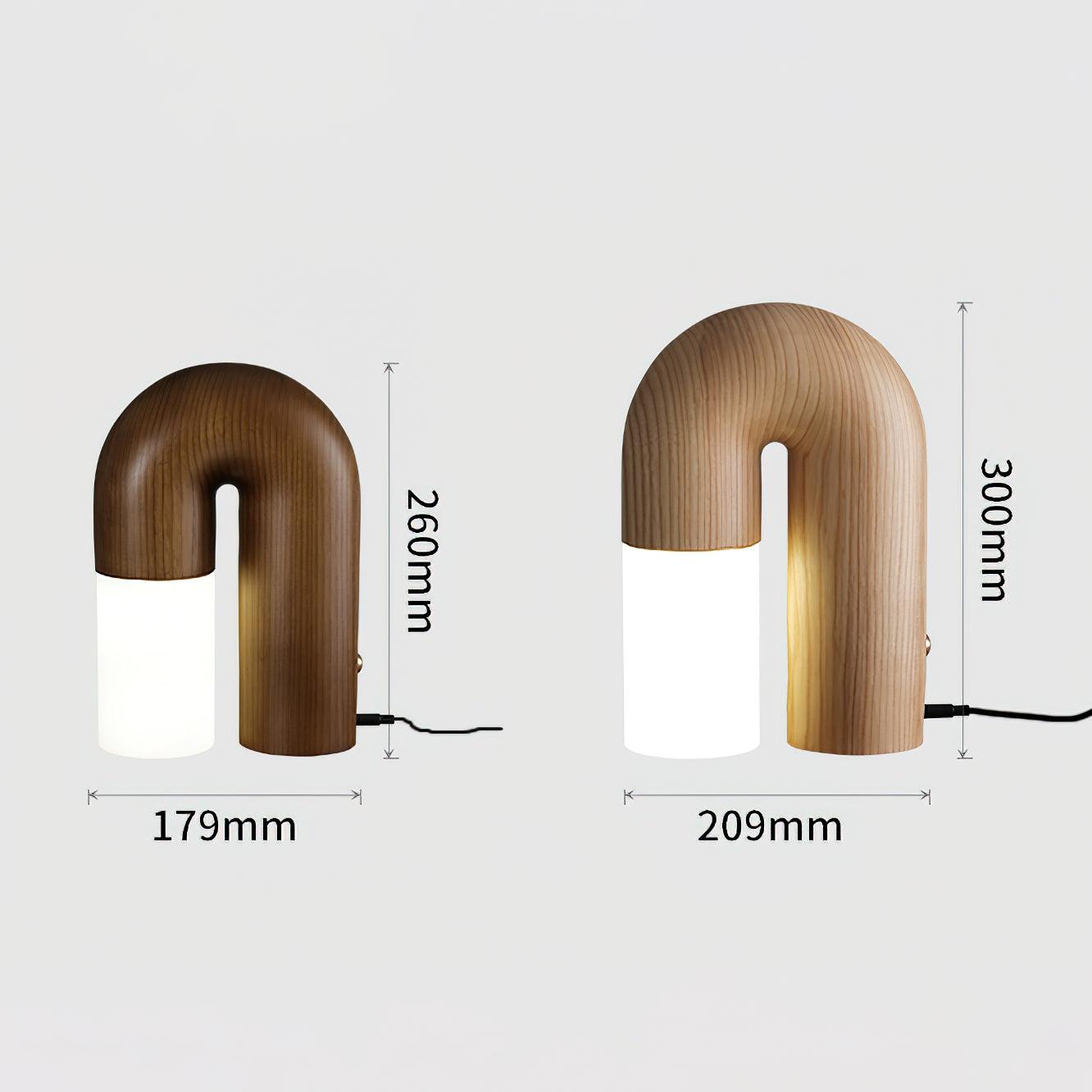 Arch Fashion Wood Table Lamp - Blowlighting