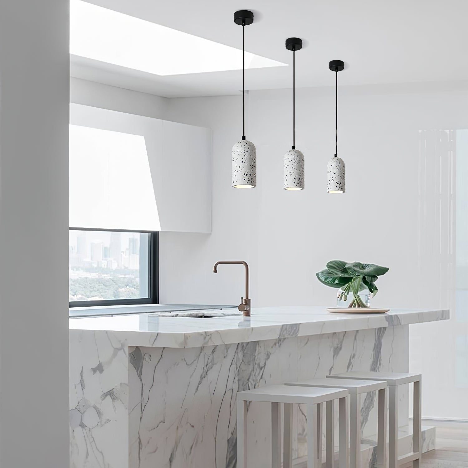 U Concrete Pendant Lamp - Blowlighting