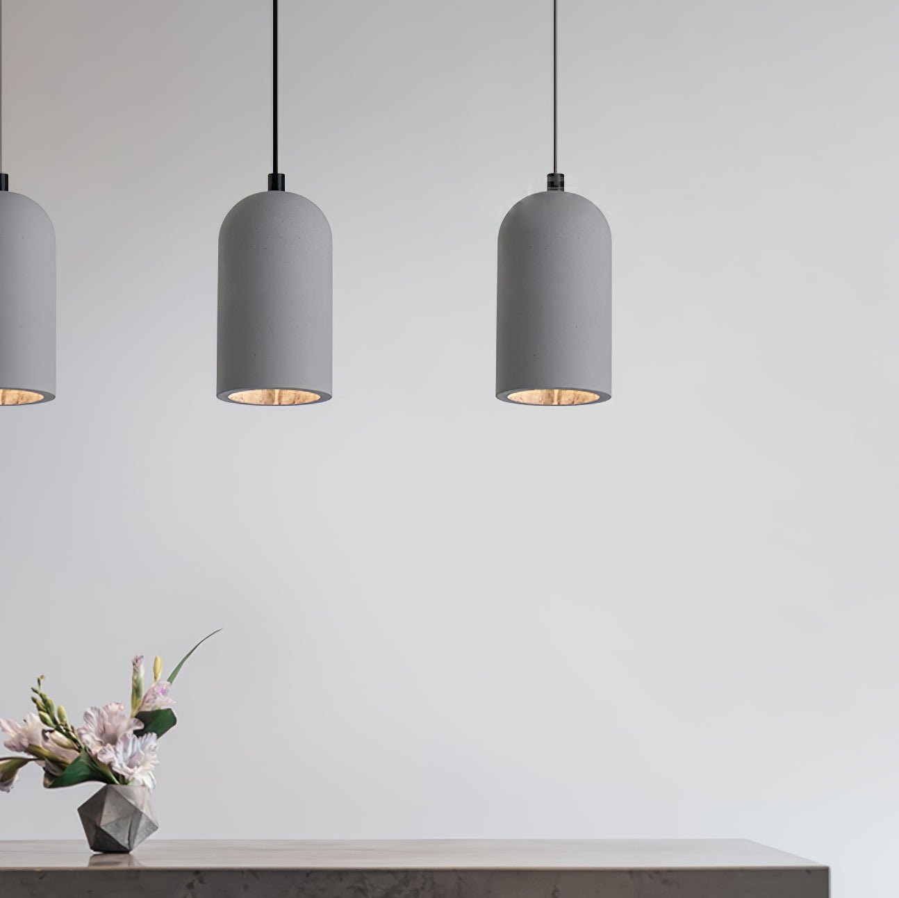 U Concrete Pendant Lamp - Blowlighting
