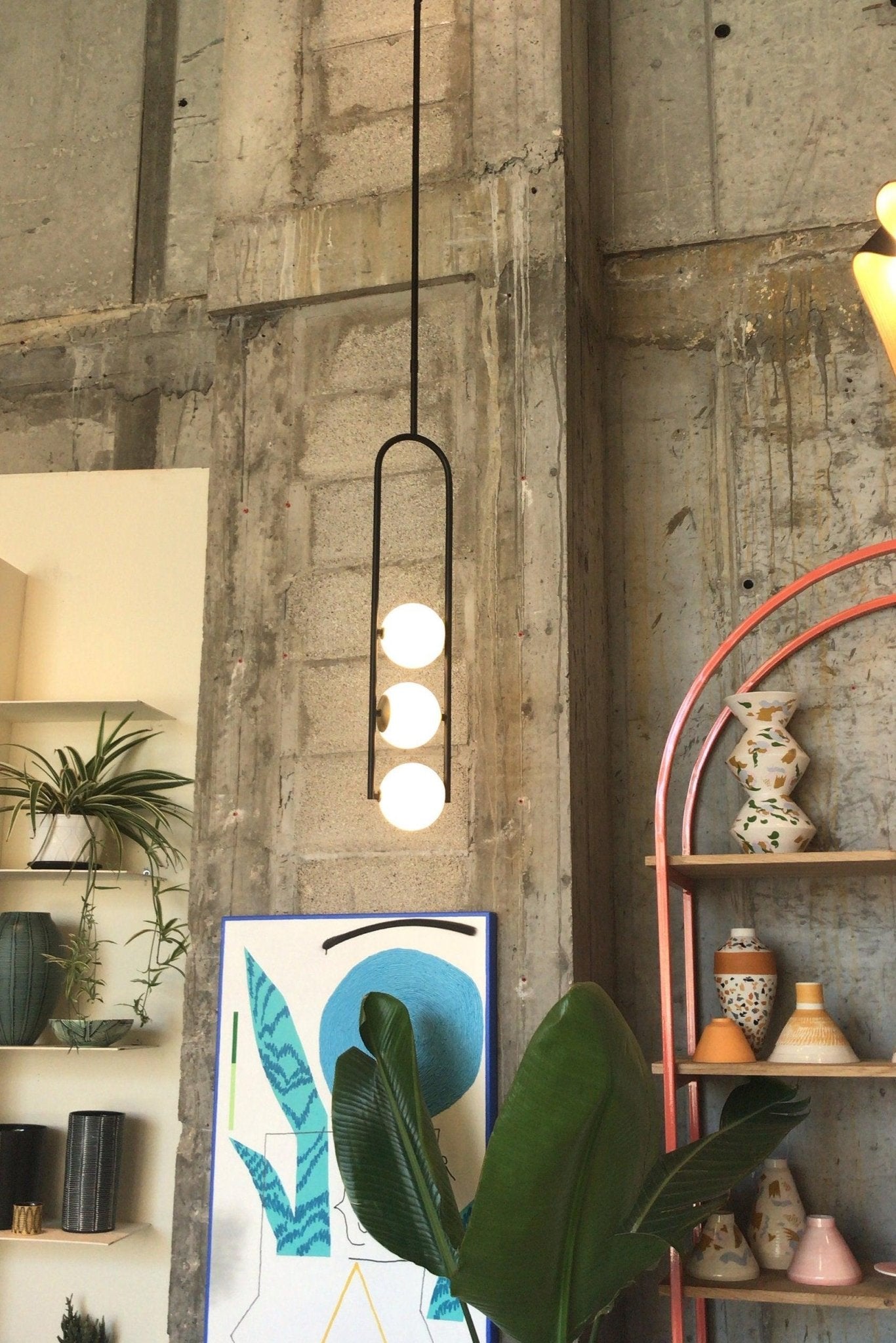 Evelaris Modern Minimalist Nordic Art Metal Glass Pendant Lamp - Blowlighting