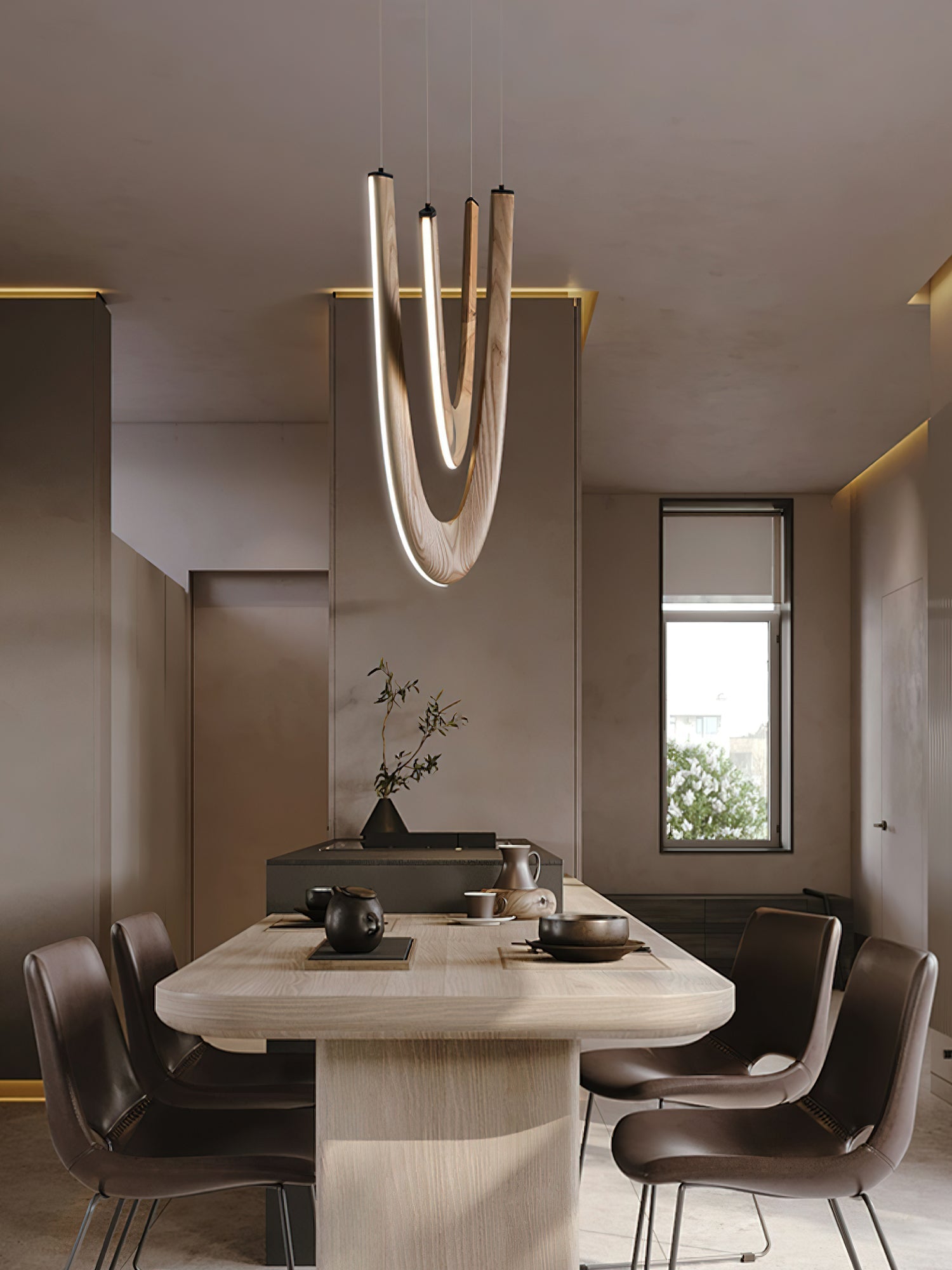 U Wooden Pendant Lamp - Blowlighting