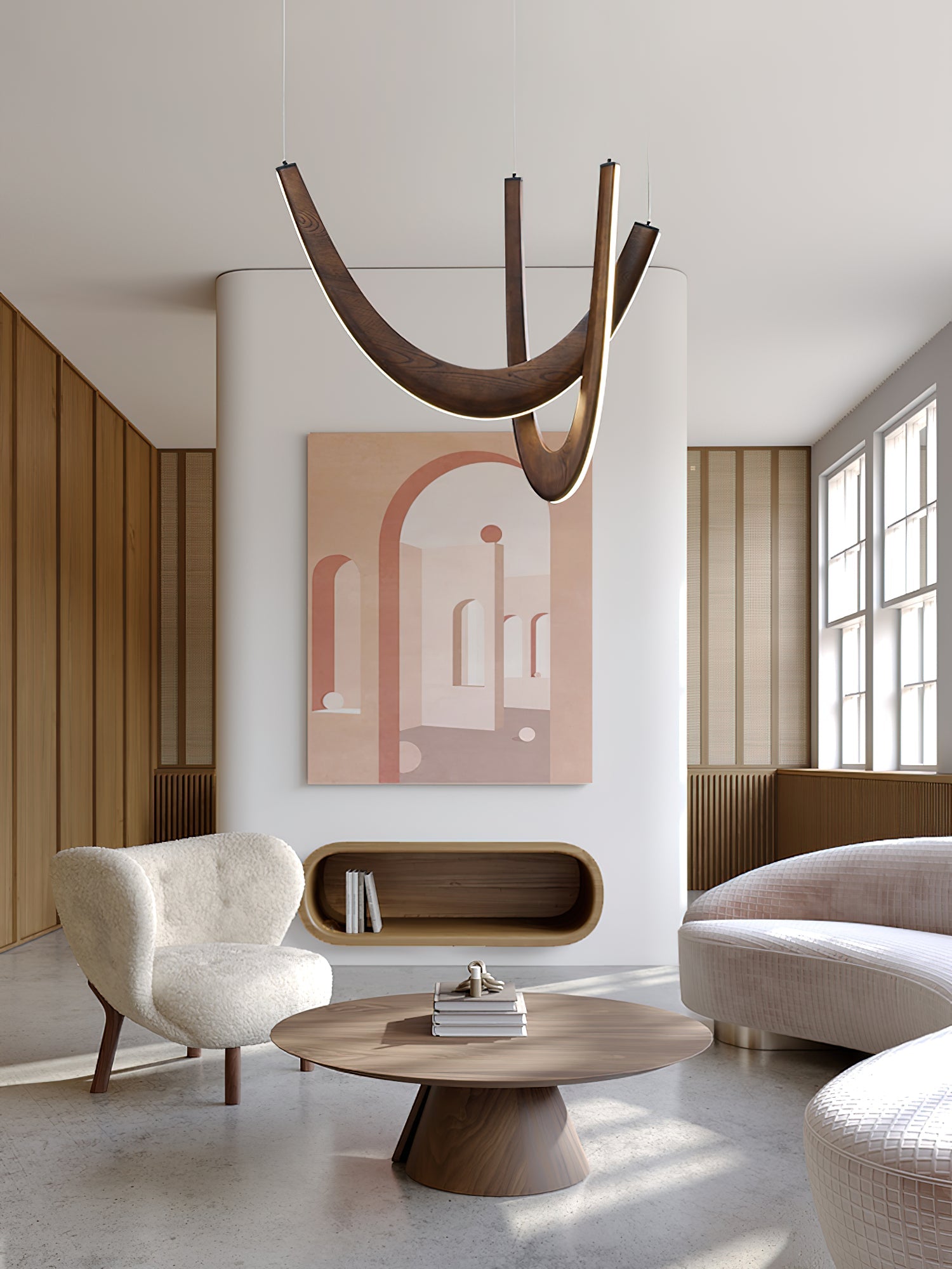 U Wooden Pendant Lamp - Blowlighting