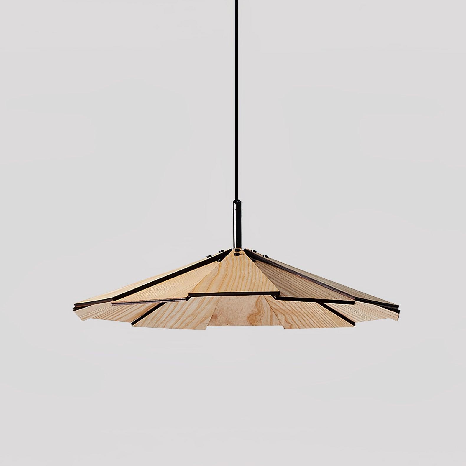 Umbrella Wooden Pendant Light - Blowlighting