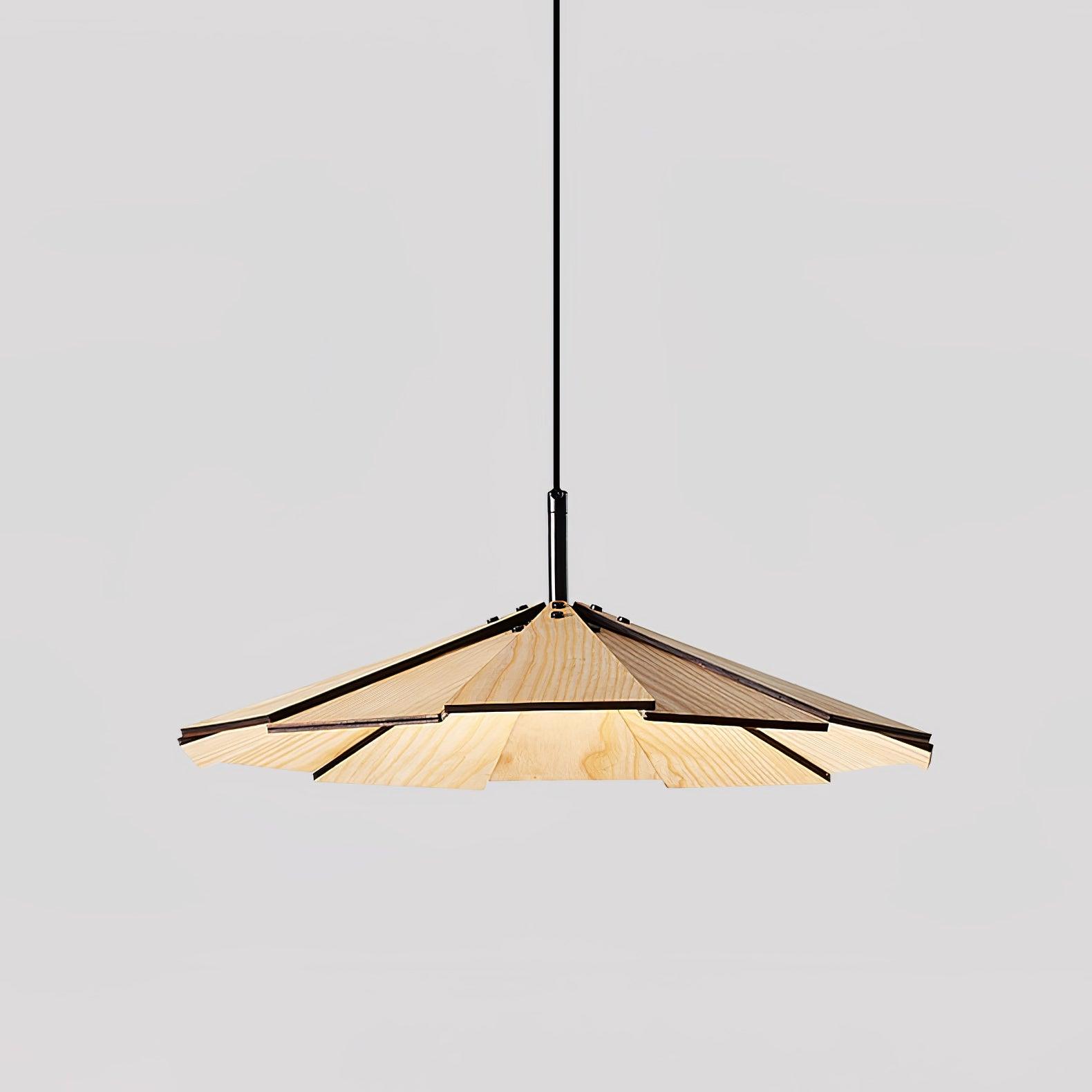 Umbrella Wooden Pendant Light - Blowlighting