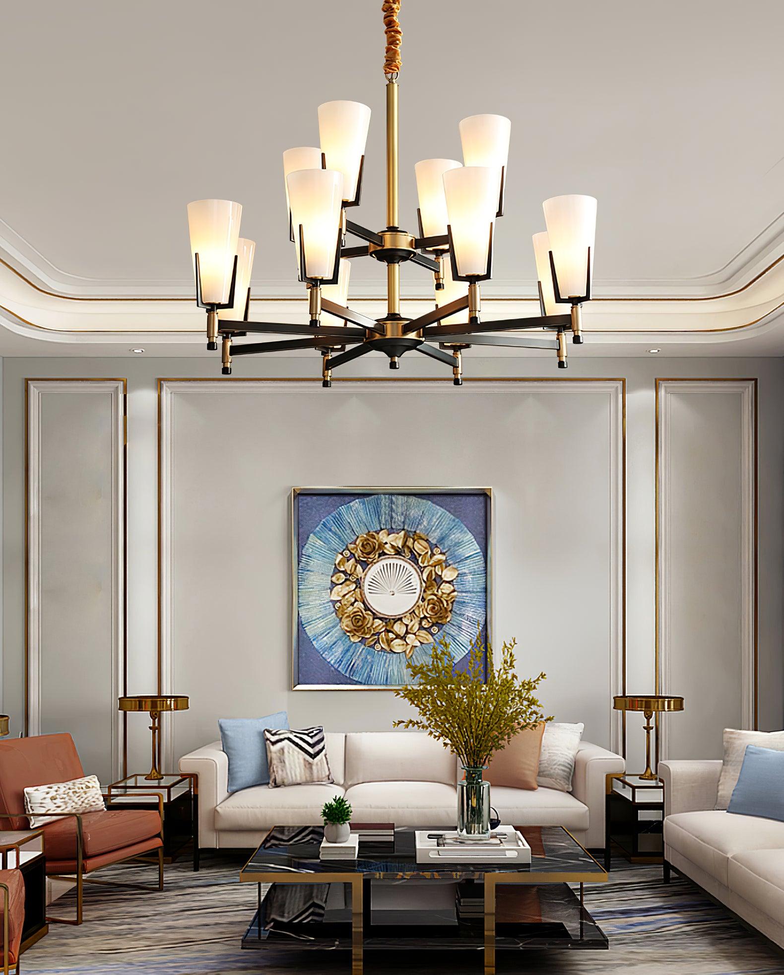 Upton Chandelier - Blowlighting