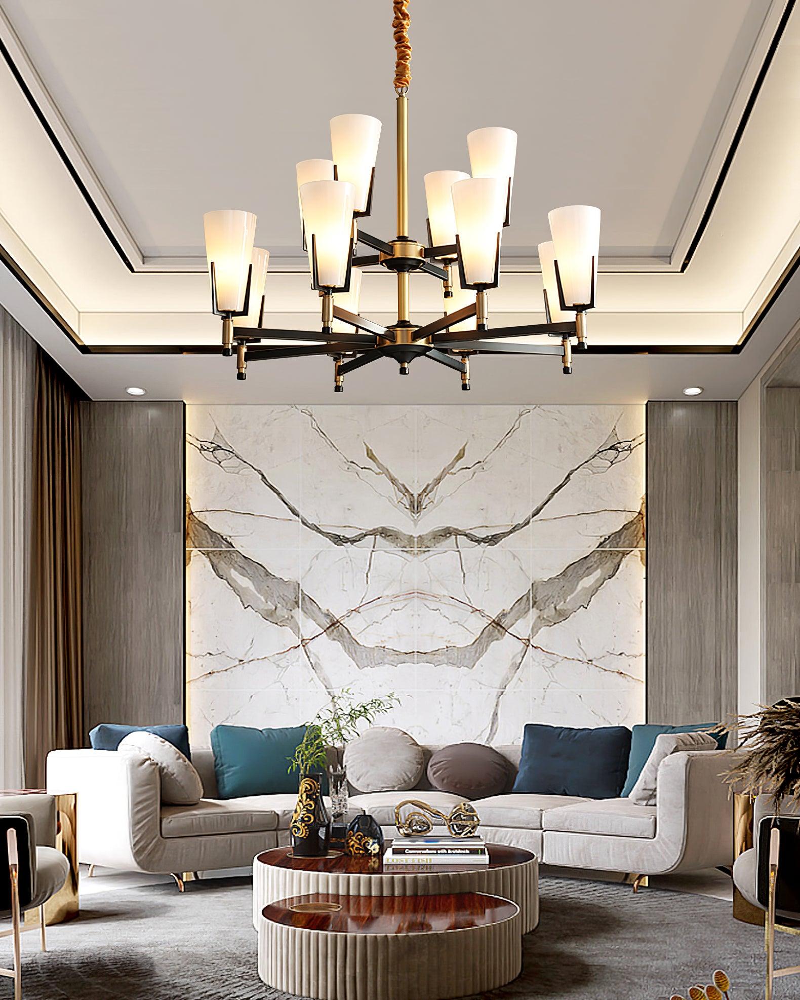 Upton Chandelier - Blowlighting