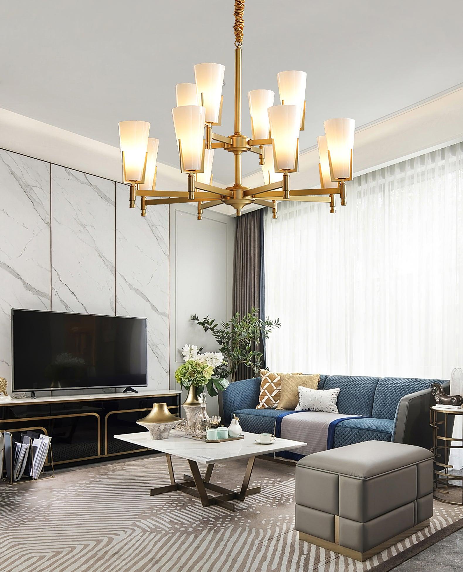 Upton Chandelier - Blowlighting