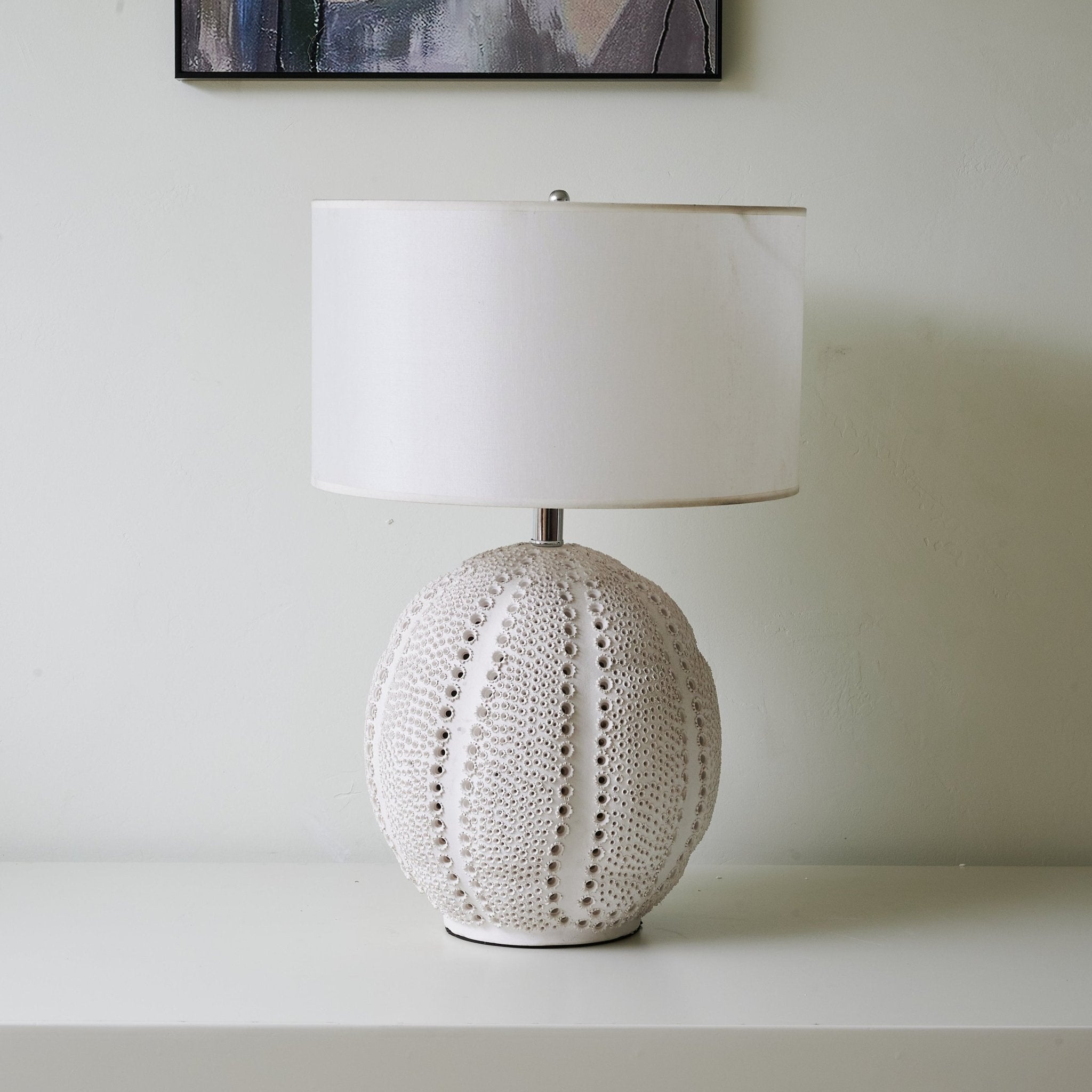 Urchin Textured Ceramic Table Lamp - Blowlighting