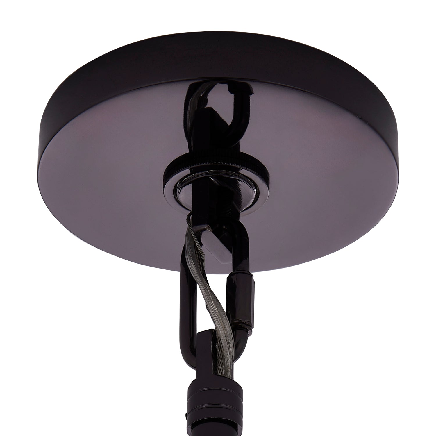 Aurora Chandelier Amber Glass Disc Fish Scale Brass - Blowlighting