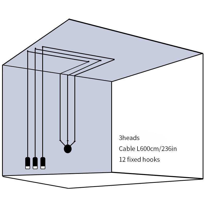 Line Form Pendant light - Blowlighting