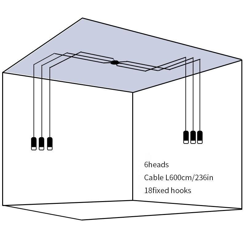Line Form Pendant light - Blowlighting