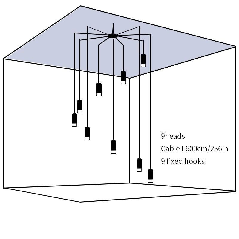 Line Form Pendant light - Blowlighting