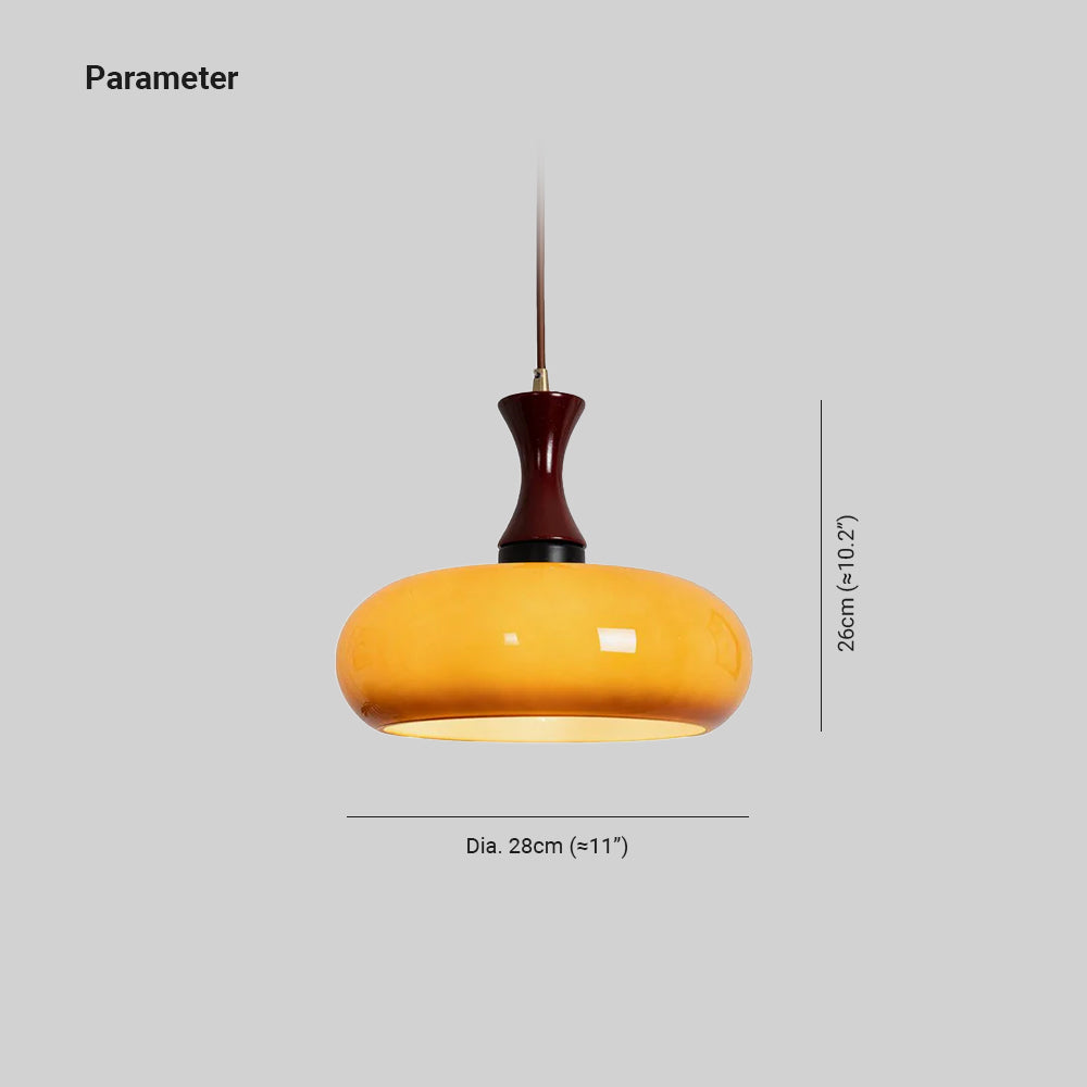 Cadenza Wood Retro Pendant Lamp
