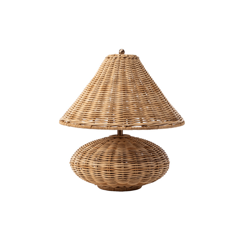 Bobine Rustic Rattan Table Light