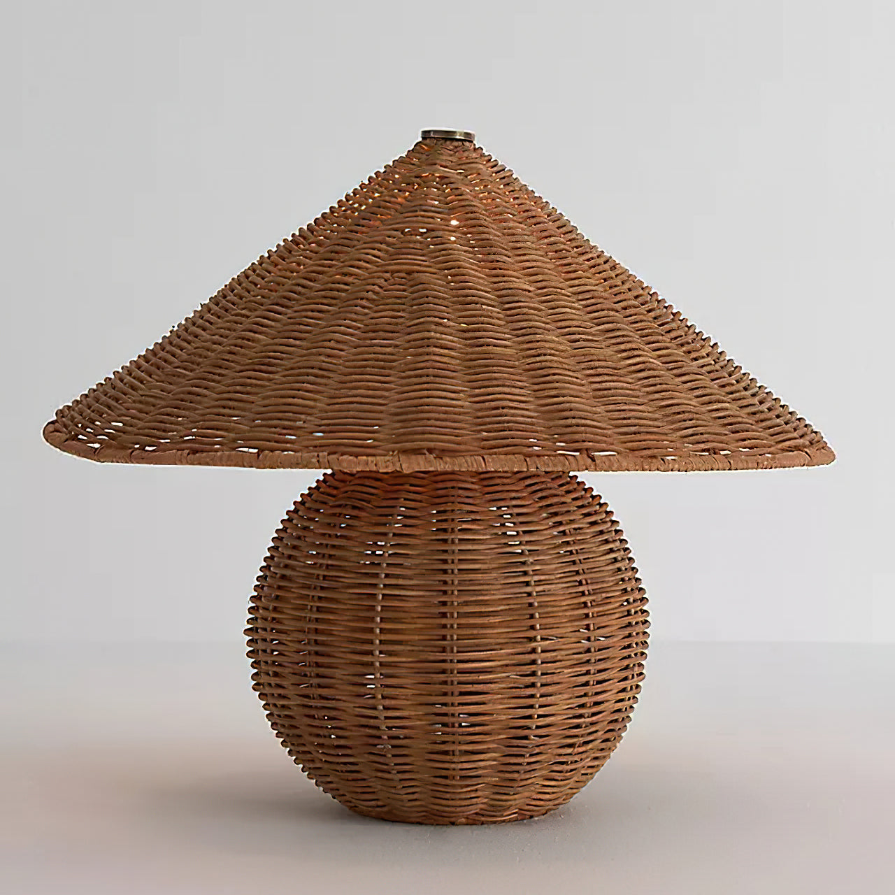 Bobine Rustic Rattan Table Light