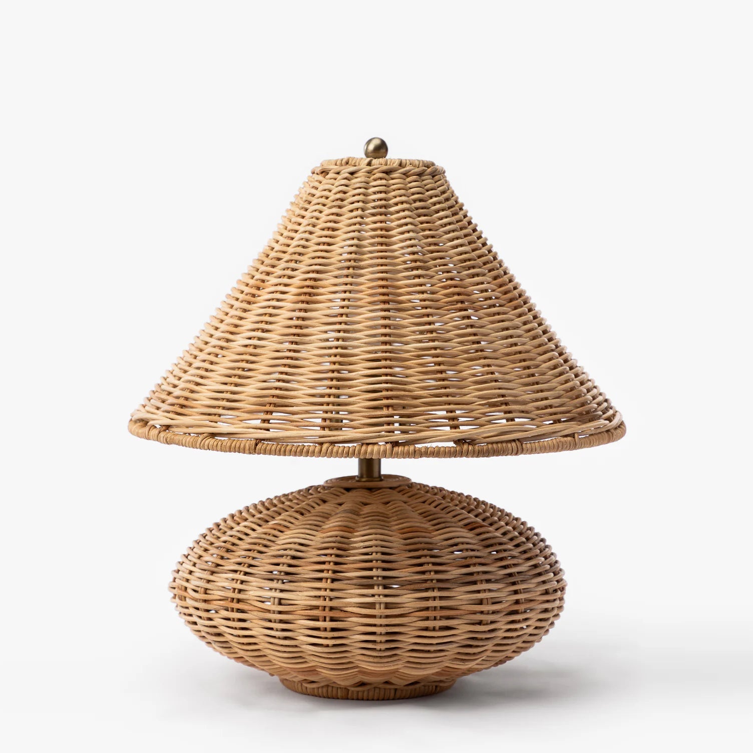 Bobine Rustic Rattan Table Light