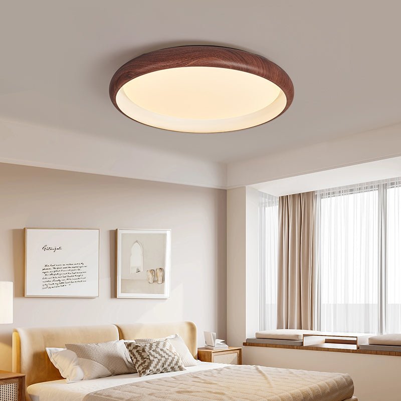 Valencia Walnut Ceiling Light - Blowlighting