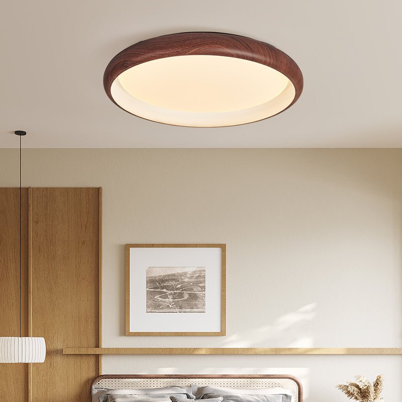 Valencia Walnut Ceiling Light - Blowlighting