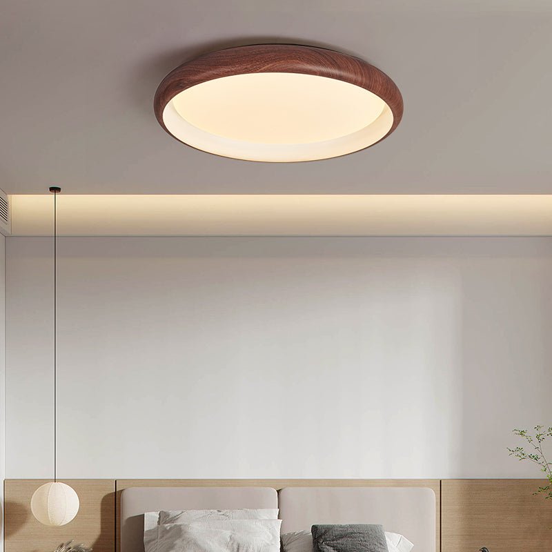 Valencia Walnut Ceiling Light - Blowlighting
