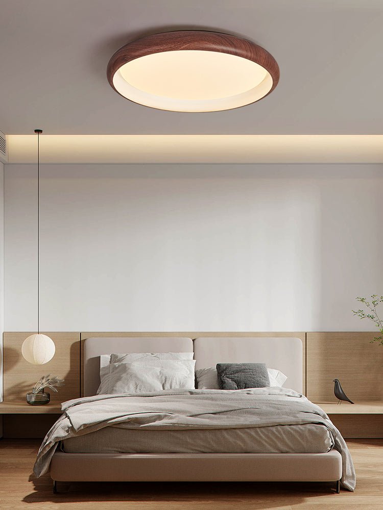 Valencia Walnut Ceiling Light - Blowlighting