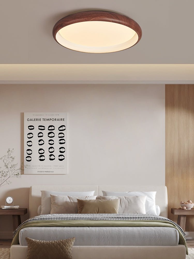 Valencia Walnut Ceiling Light - Blowlighting