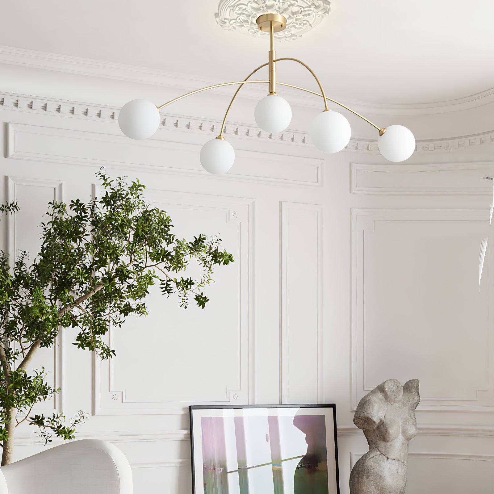 Valentina Arc Chandelier - Blowlighting