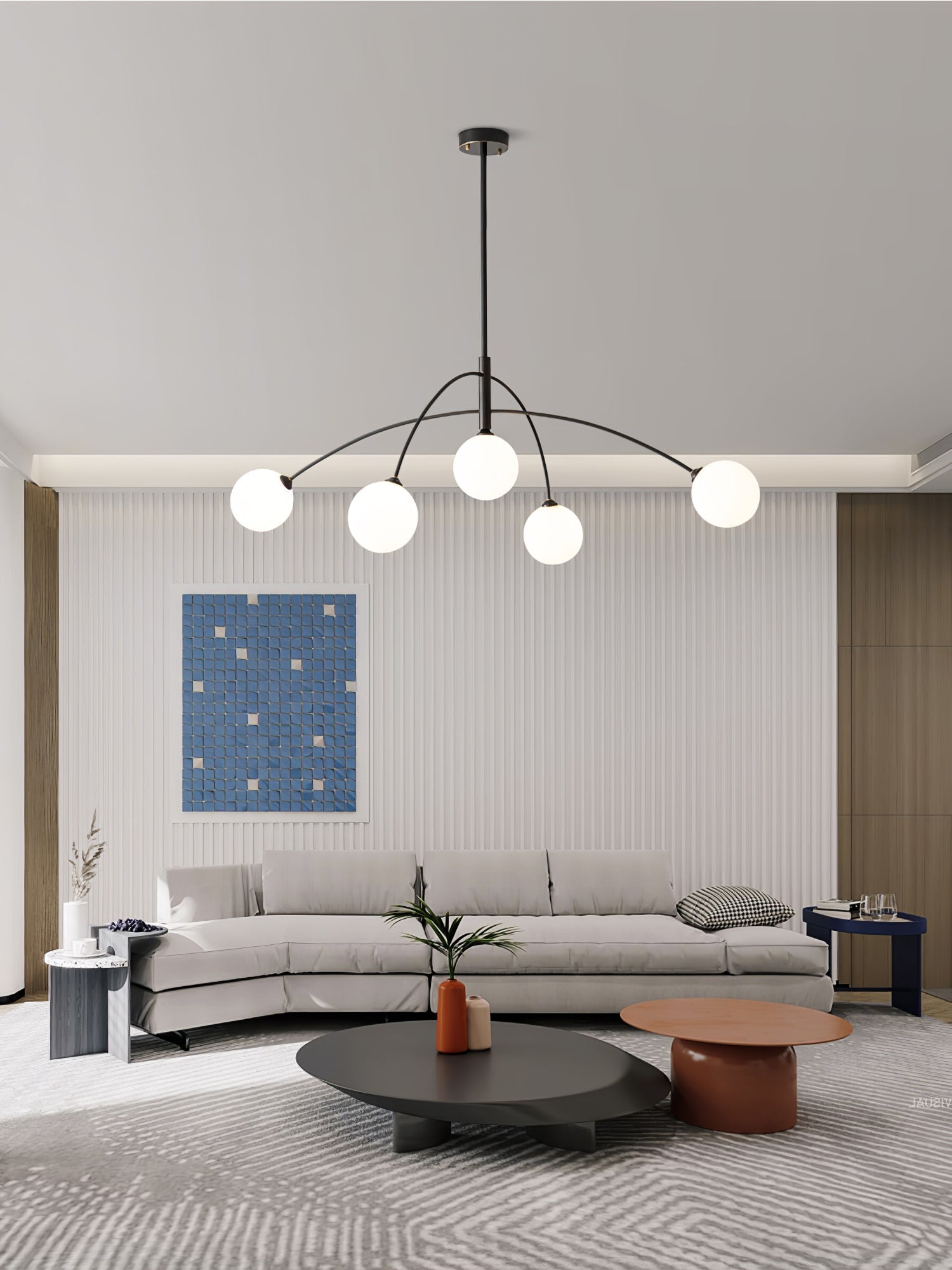 Valentina Arc Chandelier - Blowlighting