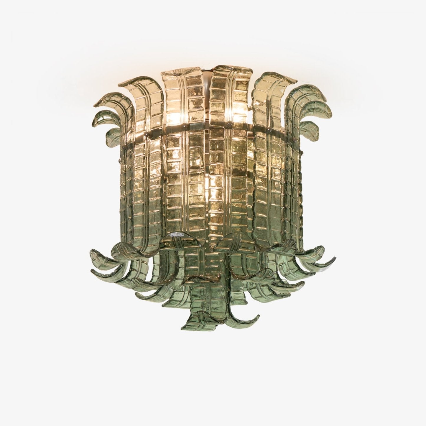 Aurora Ceiling Lamp Murano Glass Petal Vintage - Blowlighting