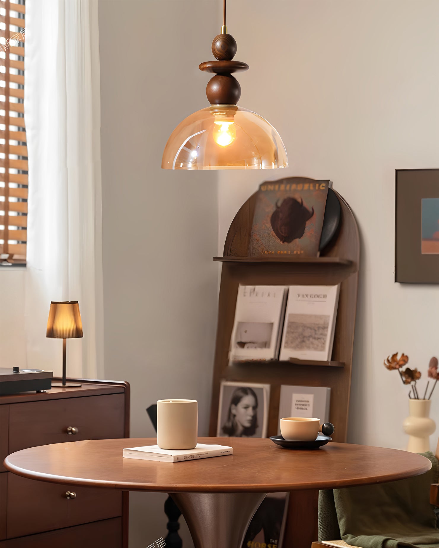 Valeska Wabi-Sabi Glass Pendant Light