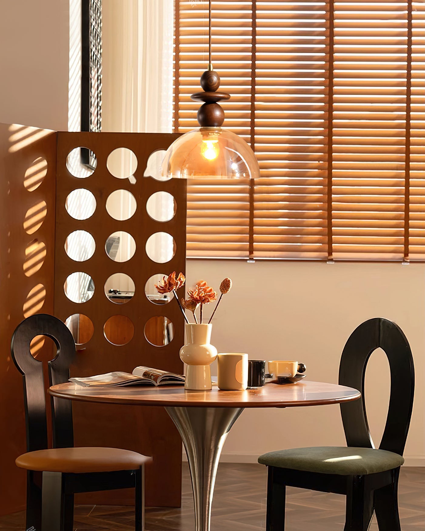 Valeska Wabi-Sabi Glass Pendant Light