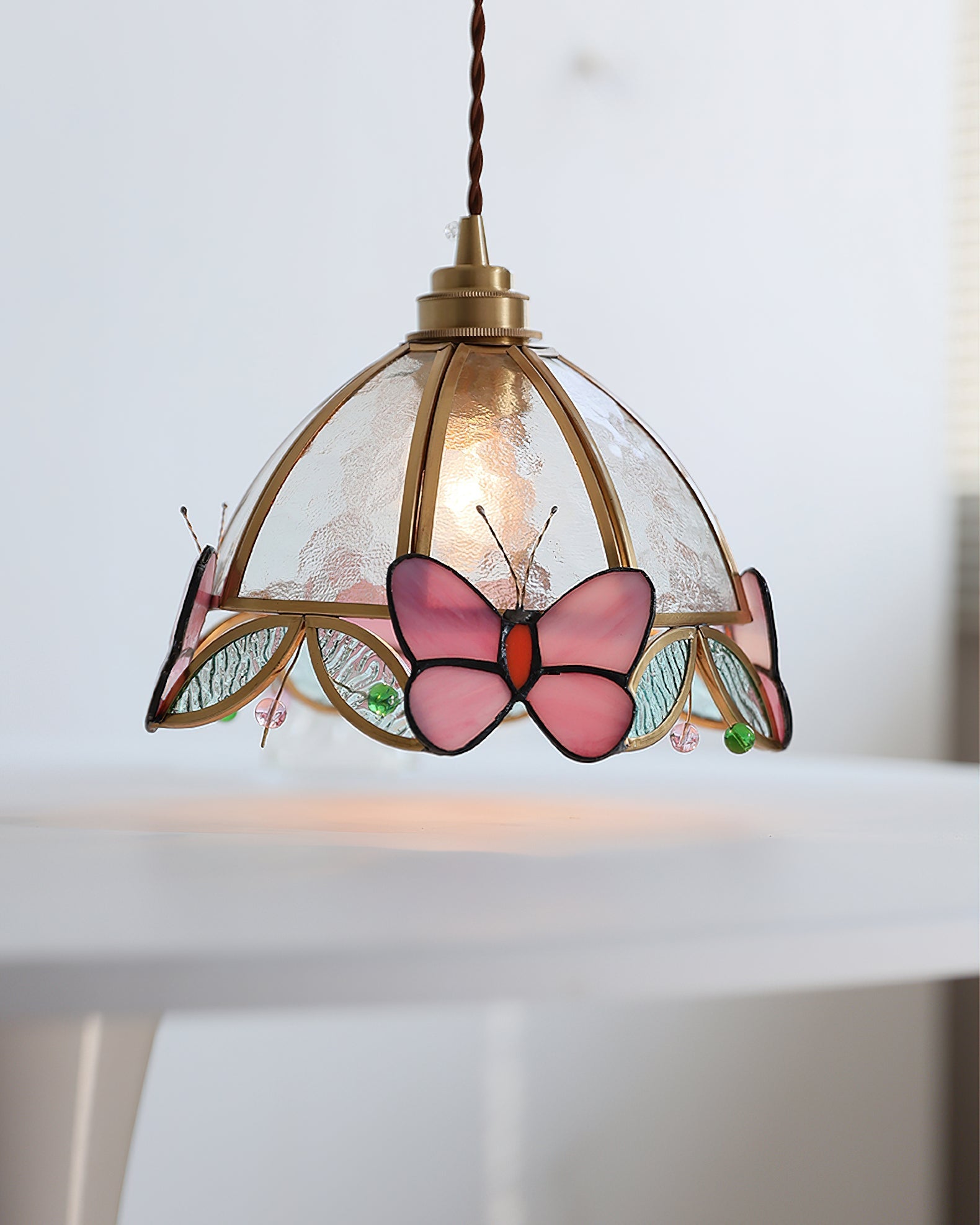 Valinte Bohemian Glass Pendant Light