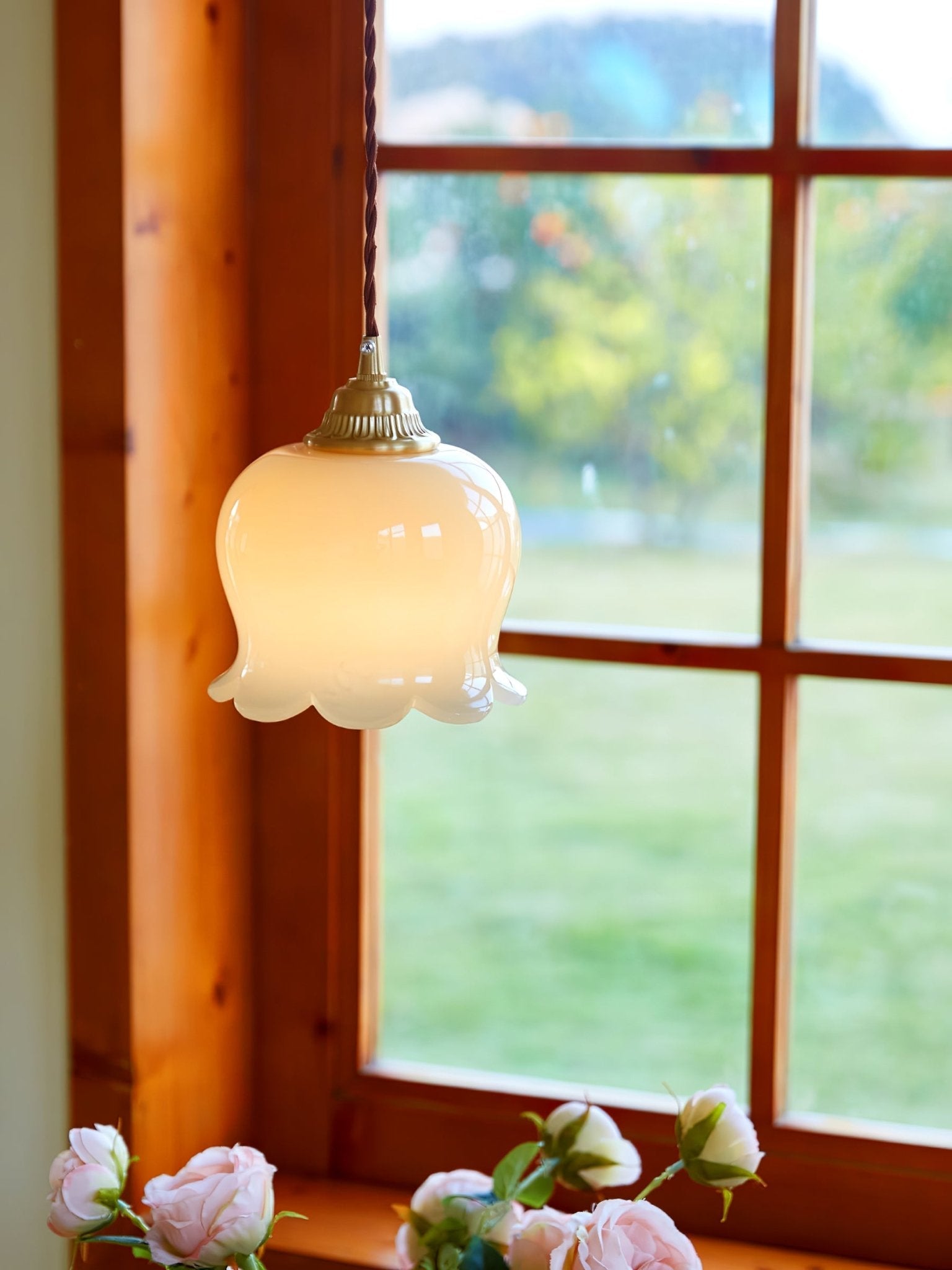 Valley flower Pendant Swag Lamp - Blowlighting