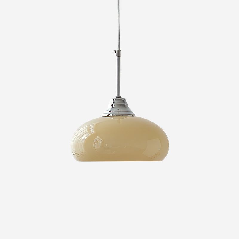 Vanilla Minimalist Glass Pendant Light