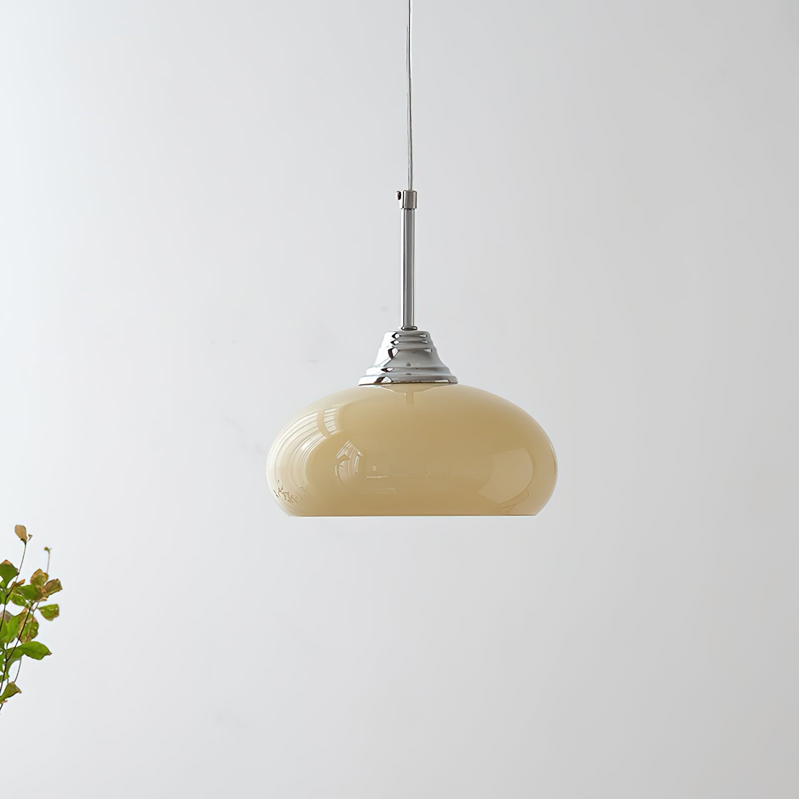 Vanilla Minimalist Glass Pendant Light