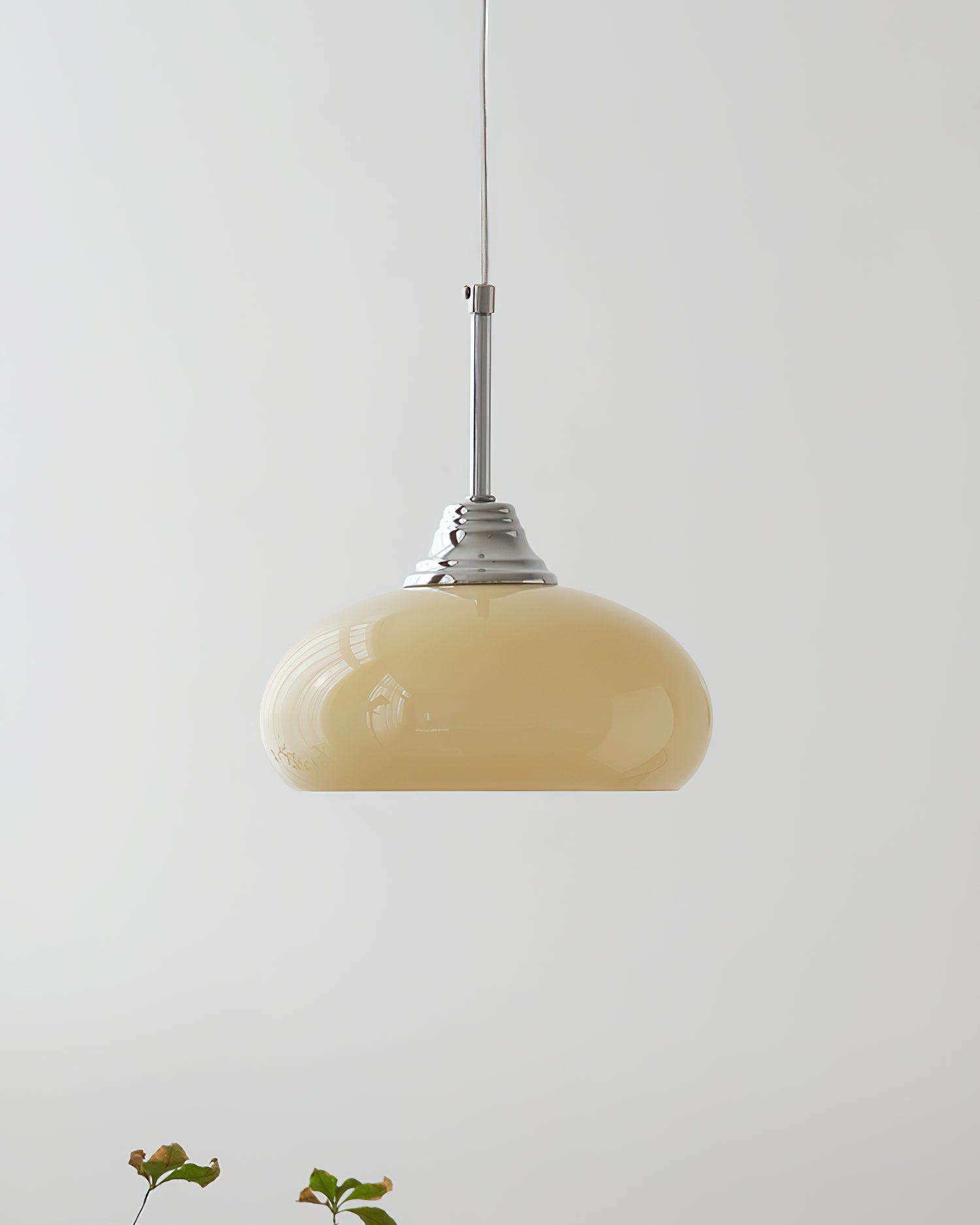 Vanilla Minimalist Glass Pendant Light