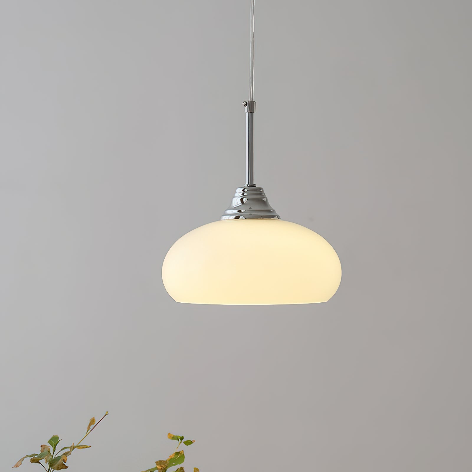 Vanilla Minimalist Glass Pendant Light