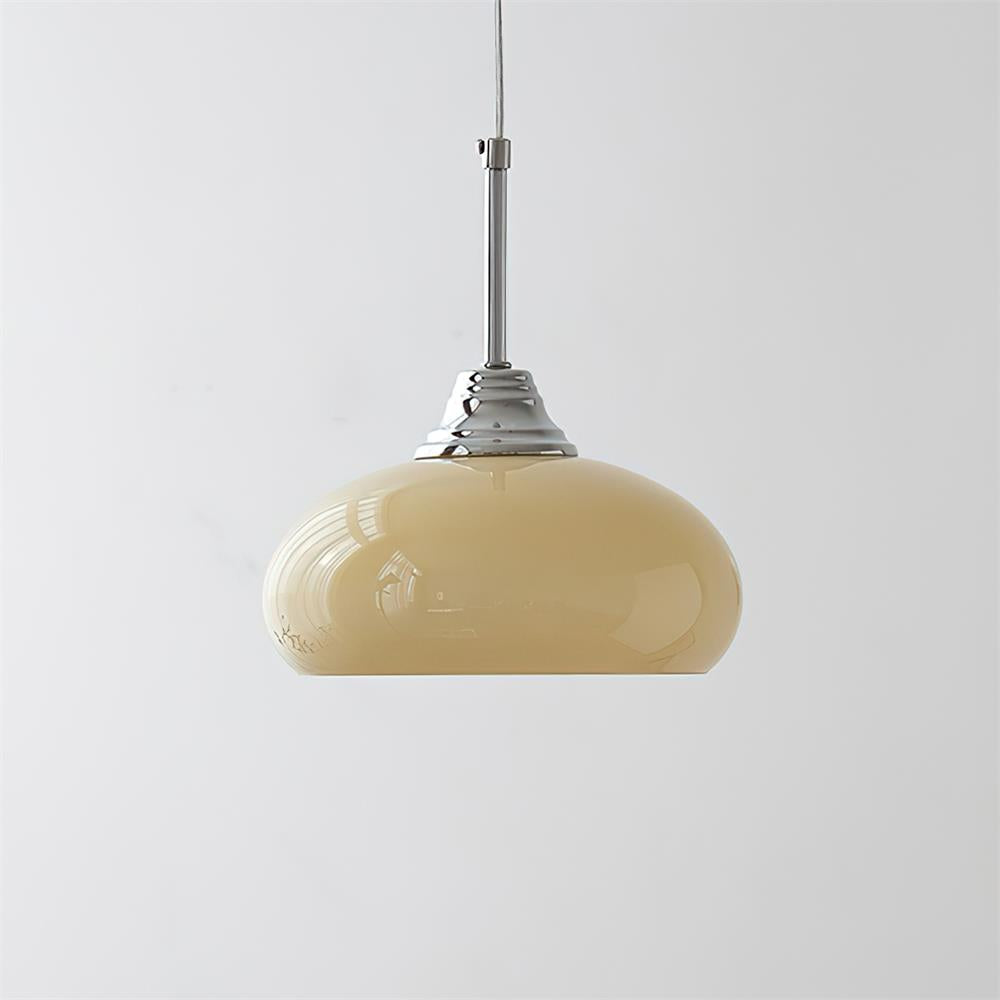 Vanilla Minimalist Glass Pendant Light