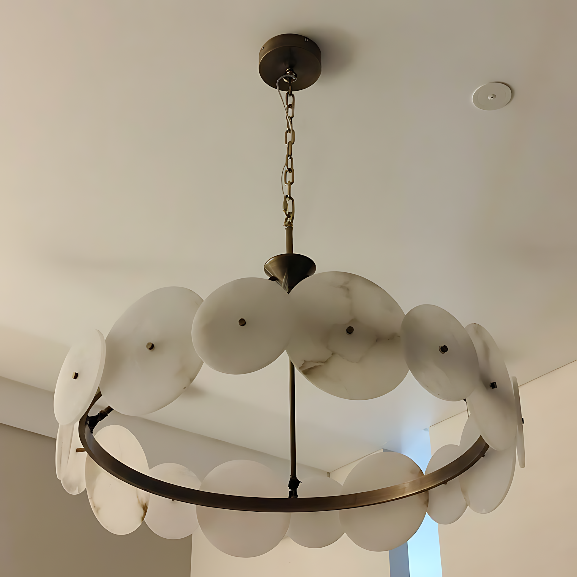 Varaluz Modern Alabaster Chandelier