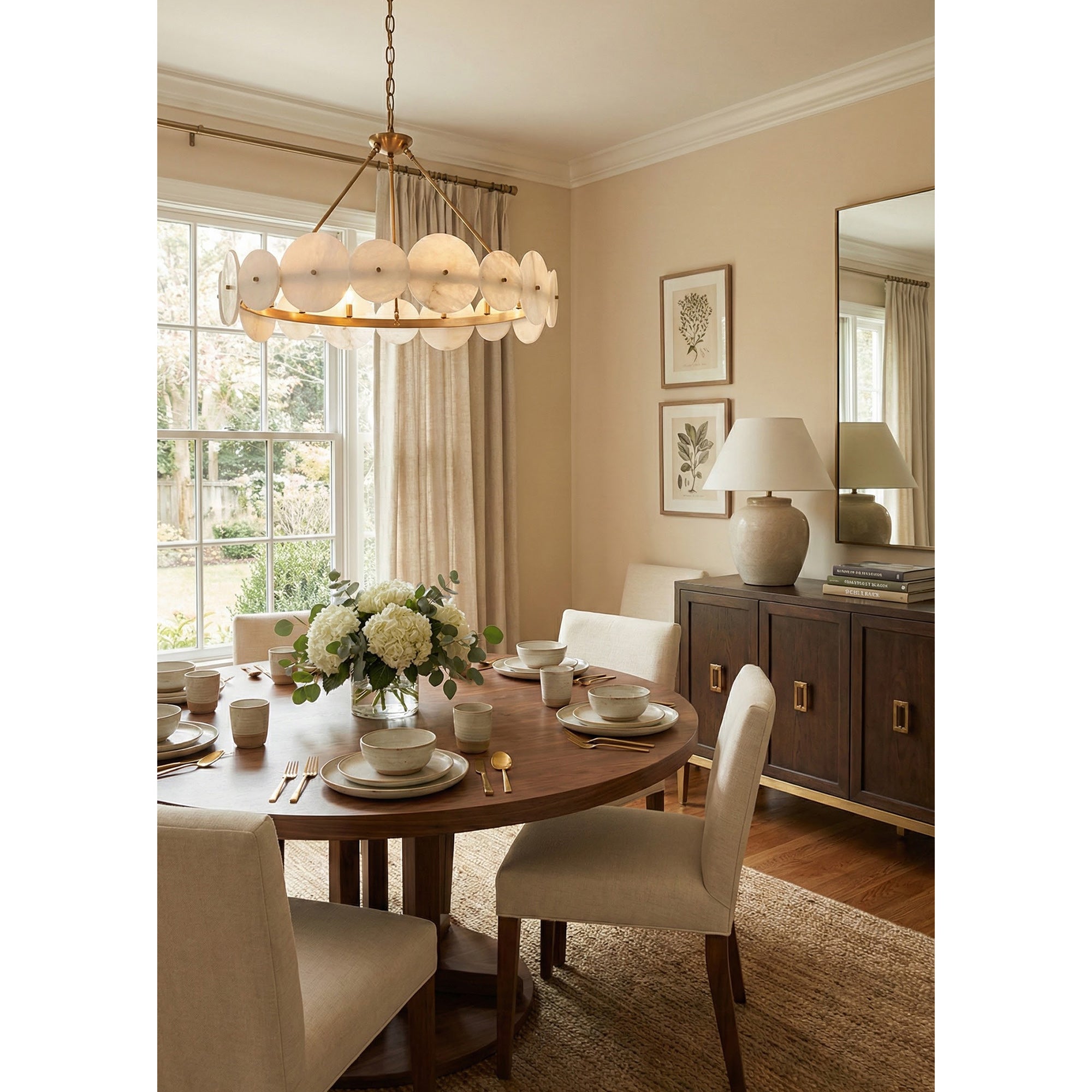 Varaluz Modern Alabaster Chandelier