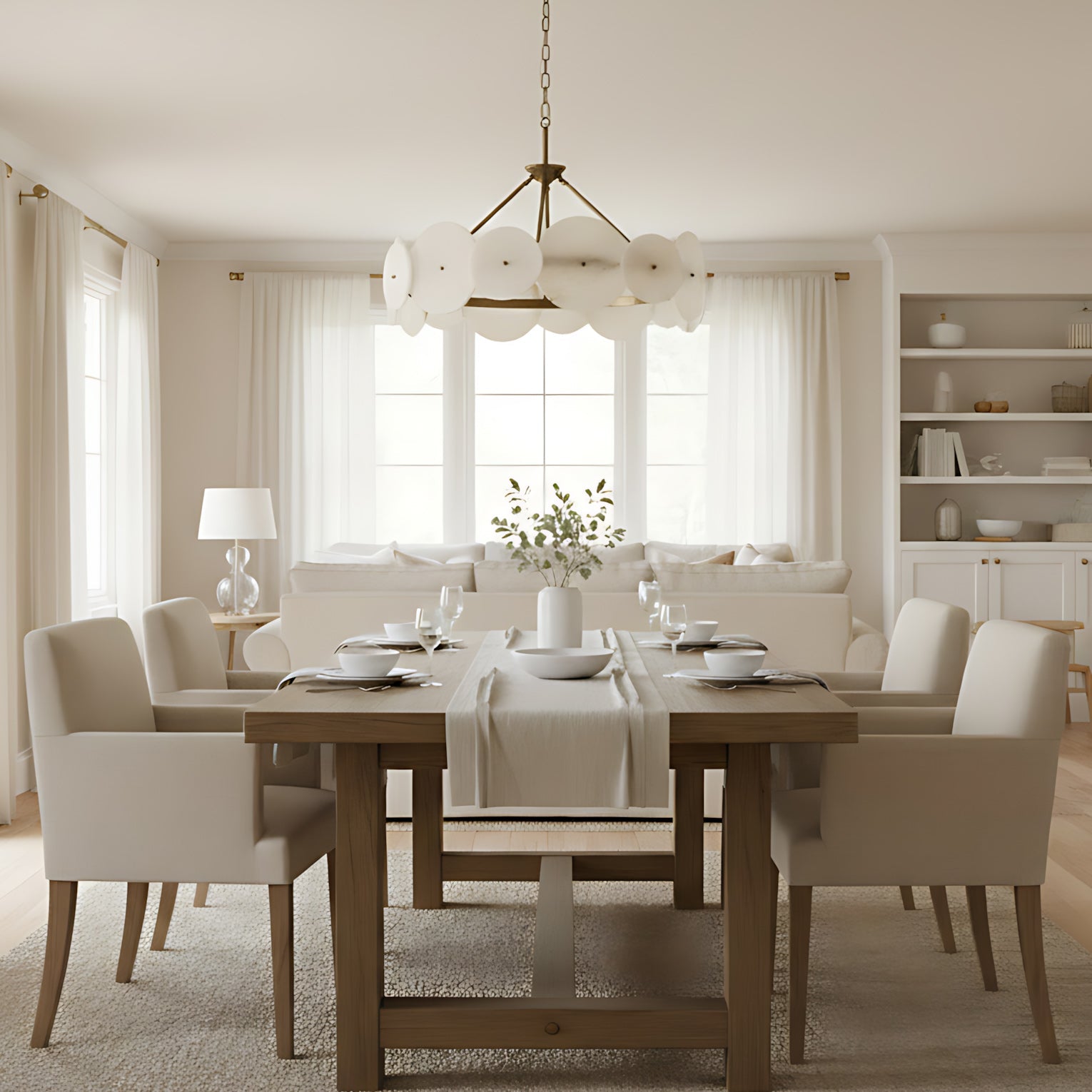 Varaluz Modern Alabaster Chandelier