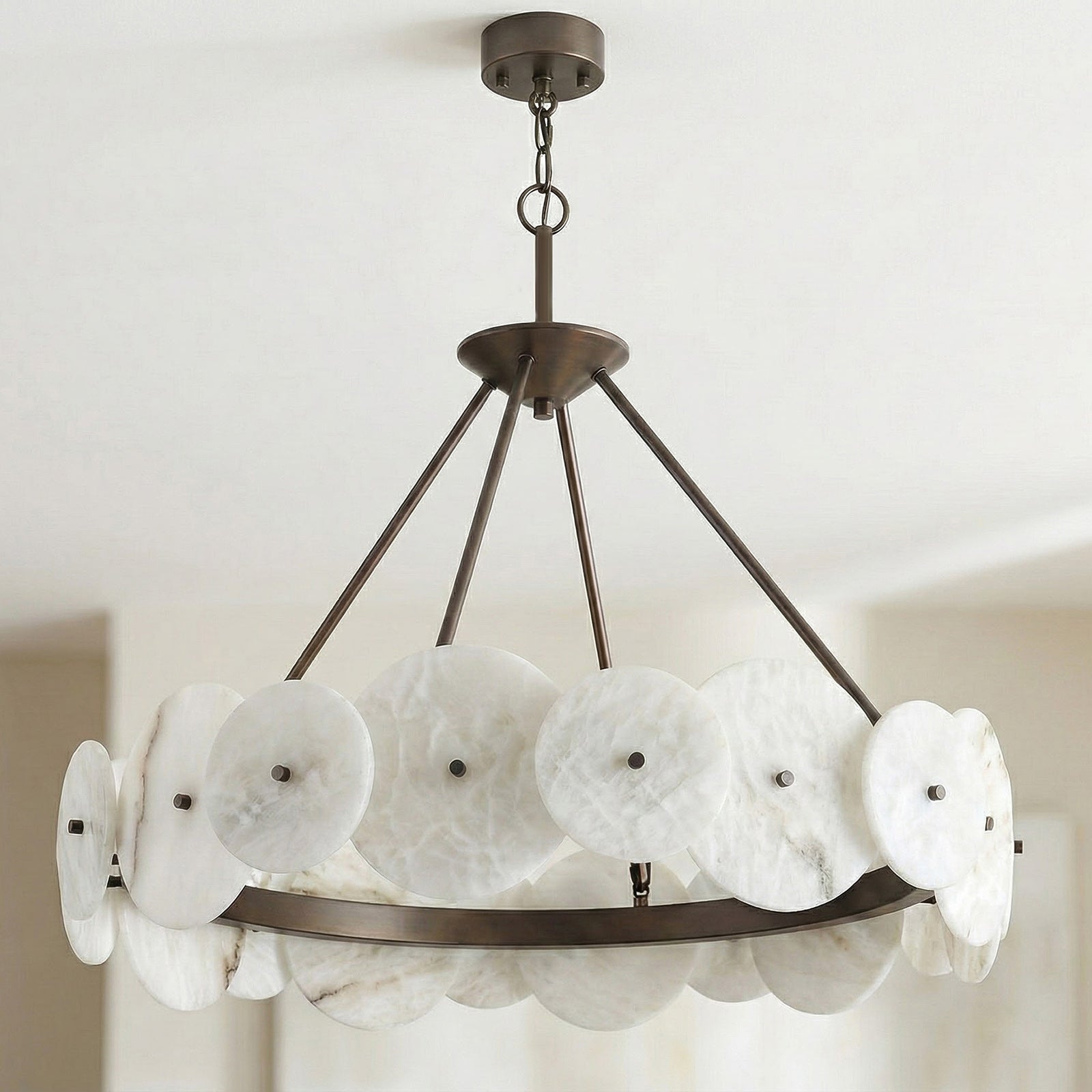Varaluz Modern Alabaster Chandelier