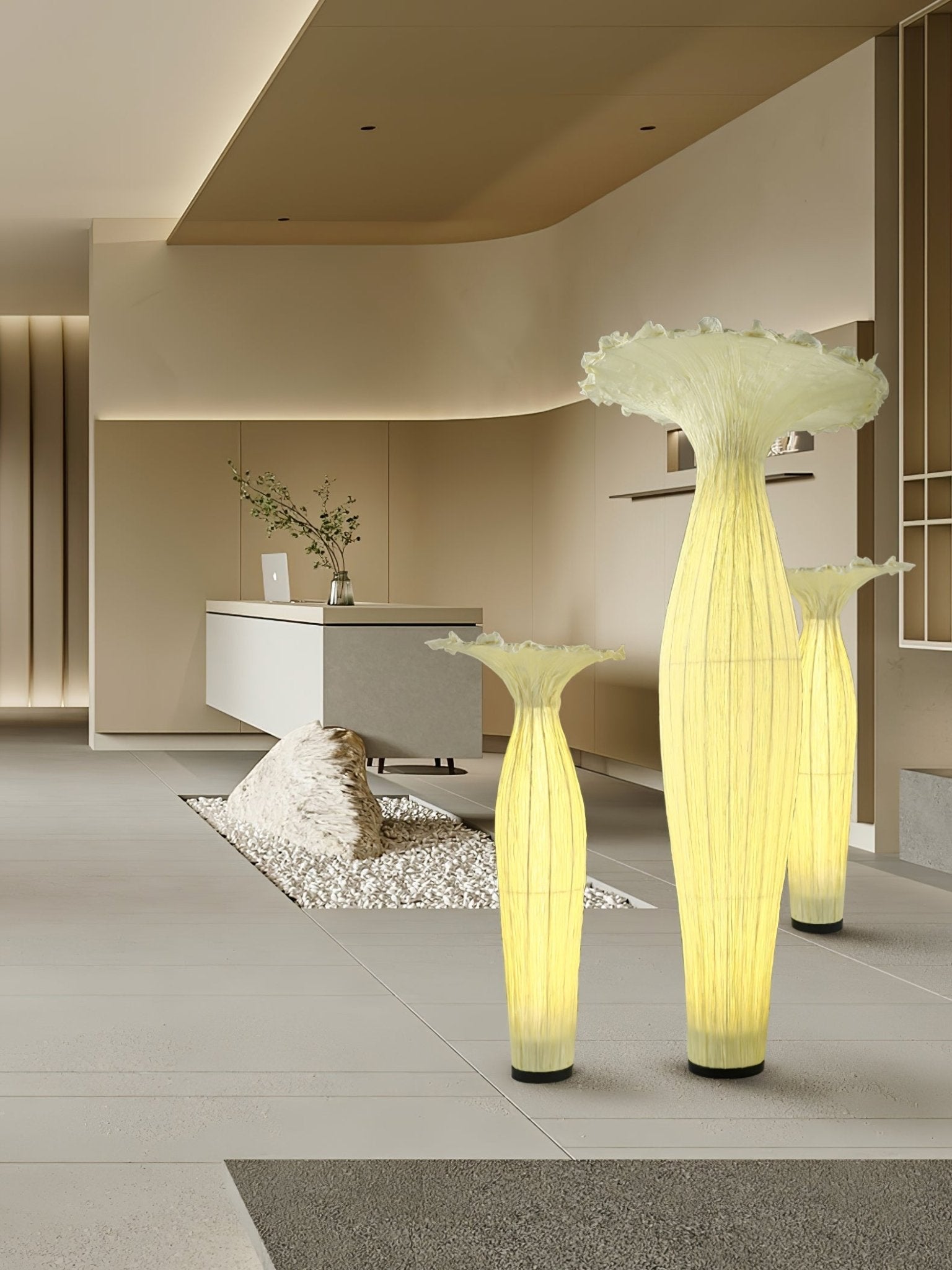 Vase Fabric Floor Lamp - Blowlighting