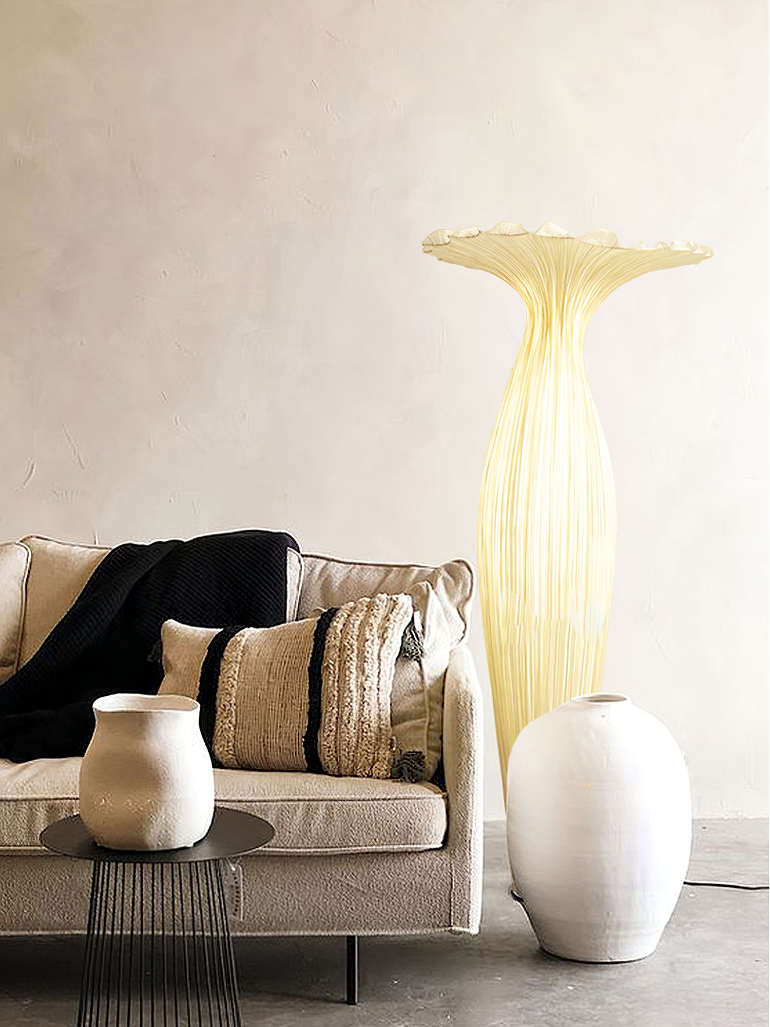 Vase Fabric Floor Lamp - Blowlighting
