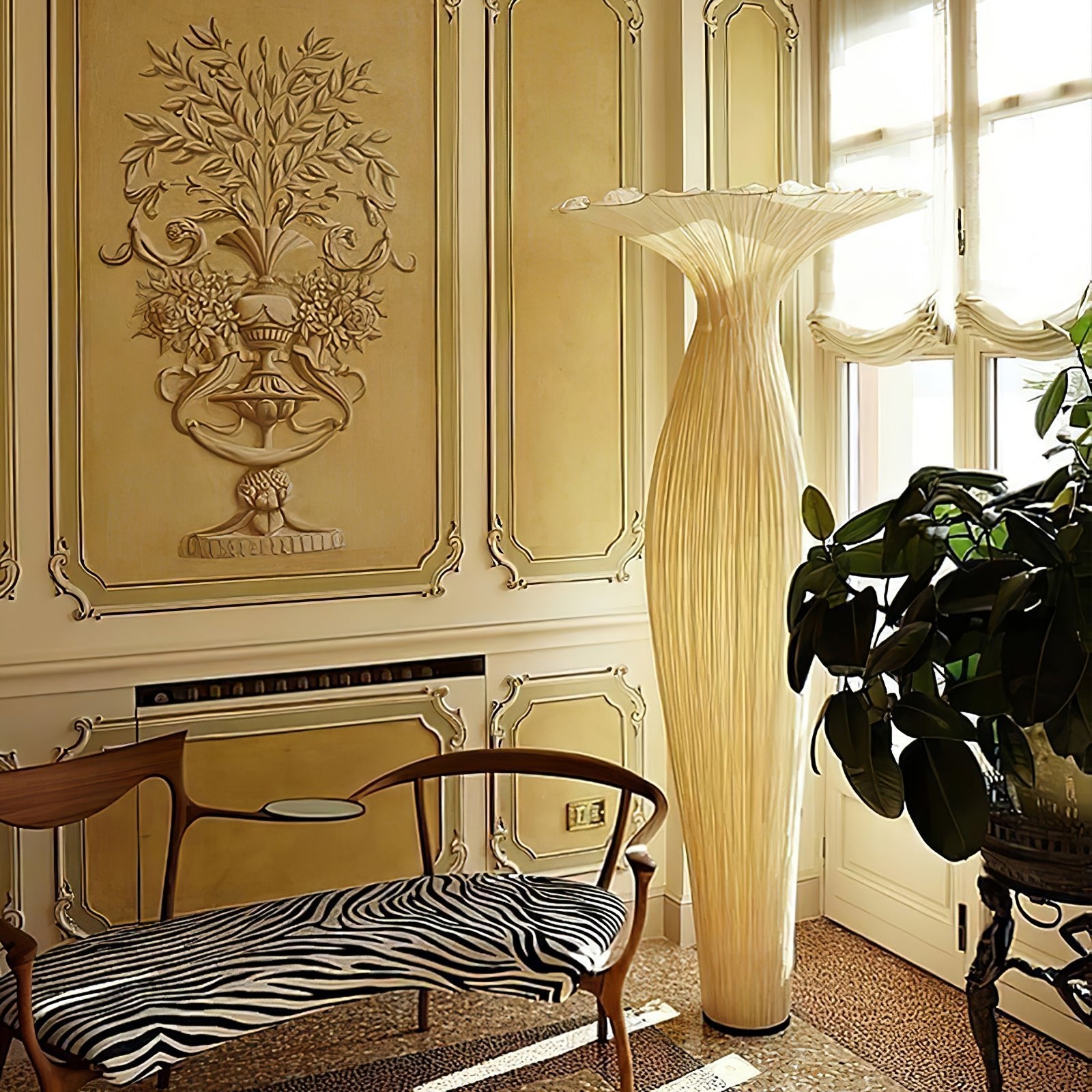 Vase Fabric Floor Lamp - Blowlighting