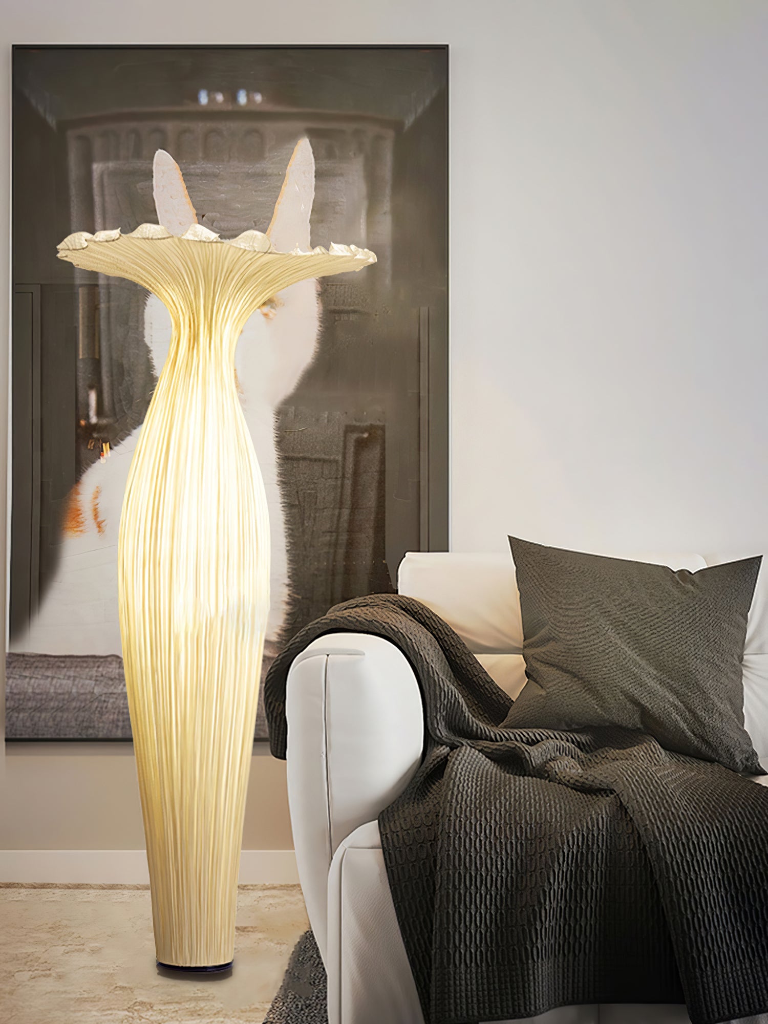 Vase Fabric Floor Lamp - Blowlighting