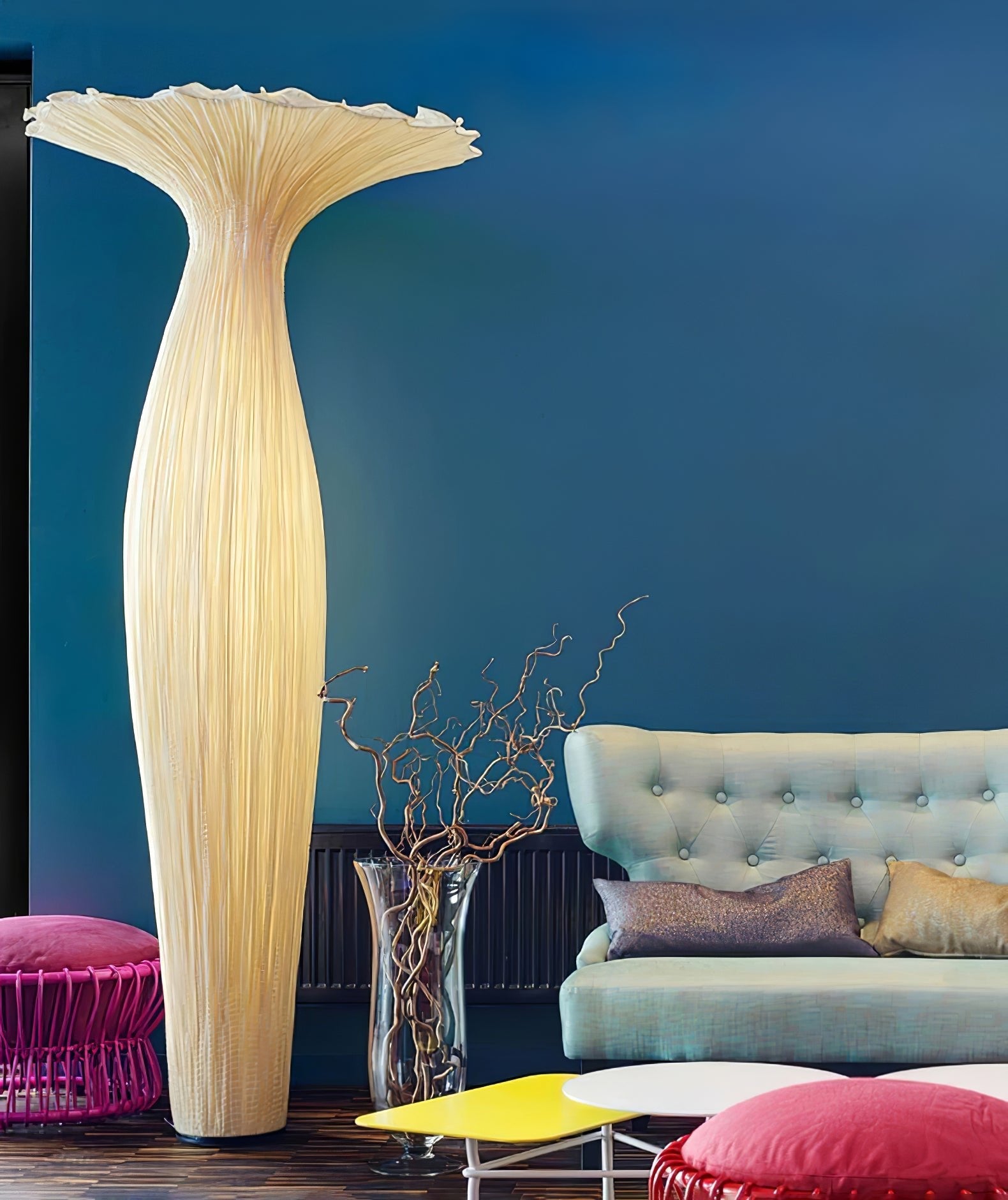 Vase Fabric Floor Lamp - Blowlighting