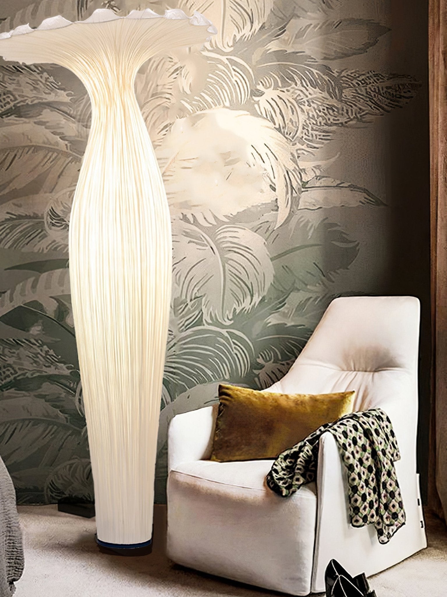 Vase Fabric Floor Lamp - Blowlighting