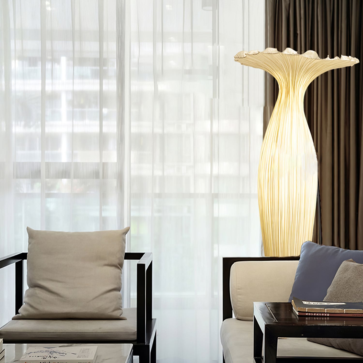 Vase Fabric Floor Lamp - Blowlighting
